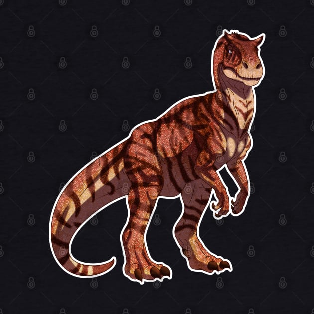 Tiger Allosaurus by SakuraDragon